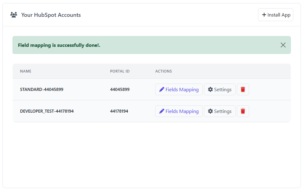 HubSpot & SumoQuote Field Mapping