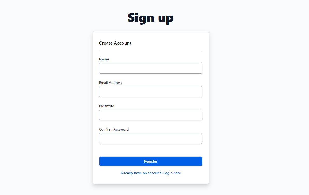 signup